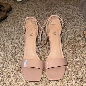 Elegant Nude Strappy Heels
